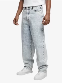 URBAN CLASSICS Herren Straight Fit Jeans 90‘s In Blau