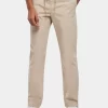 URBAN CLASSICS Herren Straight Fit Jeans Straight Slit In Khaki
