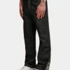 URBAN CLASSICS Herren Straight Fit Jeans Organic Triangle In Schwarz
