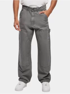 URBAN CLASSICS Herren Straight Fit Jeans In Schwarz