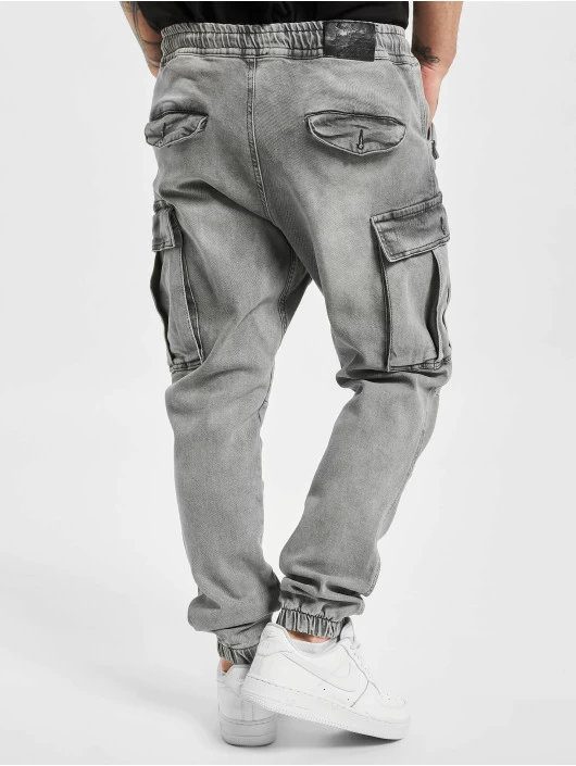 Herren Cargohose Norman Baggy In Grau 2 Herren Cargohose Norman Baggy In Grau – Bild 2