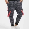 Herren Jogginghose Logotape In Camouflage